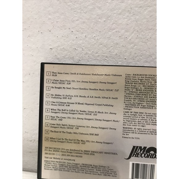 Then Jesus Came | Jimmy Swaggart CD, 2003, Jim Records Near Mint Ships Same Day - Picture 3 of 7